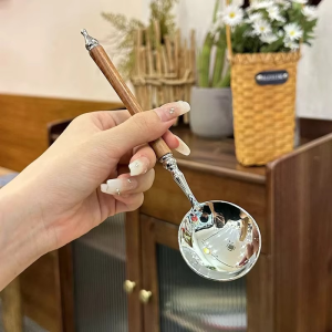 Stylish Round Spoon-6pcs